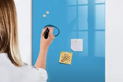 Magnetická popisovací tabule modrá