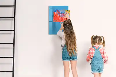 Magnetická popisovací tabule modrá