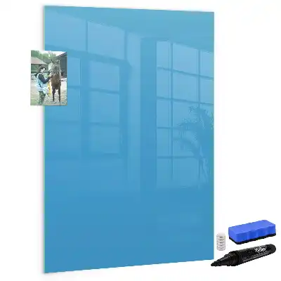 Magnetická popisovací tabule modrá