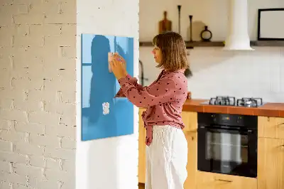 Magnetická popisovací tabule modrá