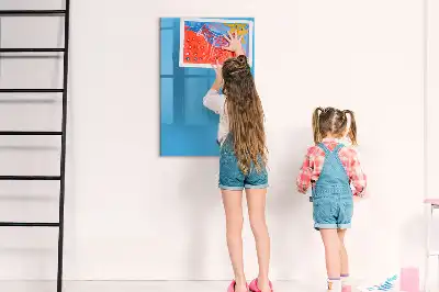 Magnetická popisovací tabule modrá