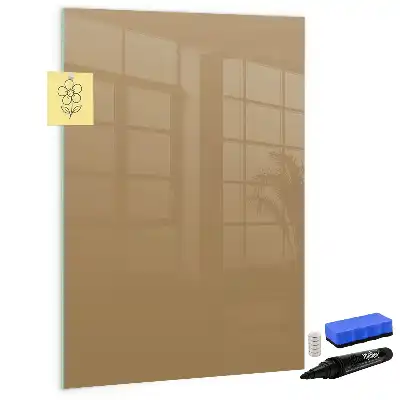 Magnetická tabule na kreslení v tmavě béžové barvě
