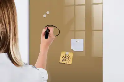 Magnetická tabule na kreslení v tmavě béžové barvě