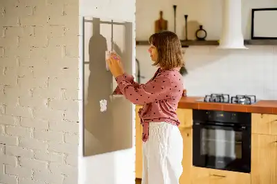 Magnetická tabule na kreslení v tmavě béžové barvě