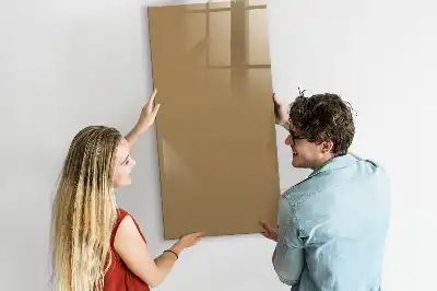 Magnetická tabule na kreslení v tmavě béžové barvě