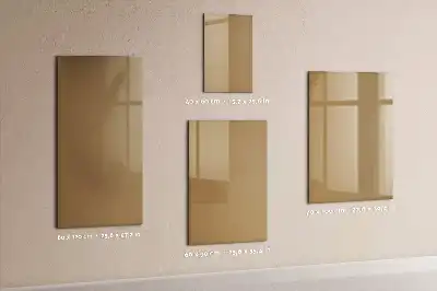 Magnetická tabule na kreslení v tmavě béžové barvě