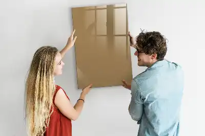 Magnetická tabule na kreslení v tmavě béžové barvě