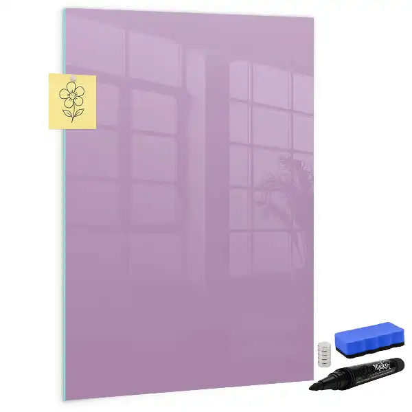 Magnetická popisovací tabule liliová barva