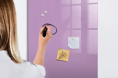 Magnetická popisovací tabule liliová barva
