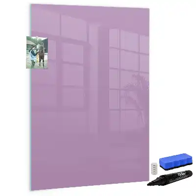 Magnetická popisovací tabule liliová barva