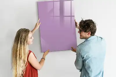 Magnetická popisovací tabule liliová barva