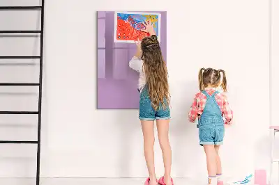 Magnetická popisovací tabule liliová barva
