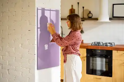 Magnetická popisovací tabule liliová barva