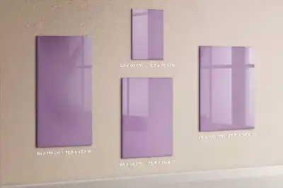 Magnetická popisovací tabule liliová barva