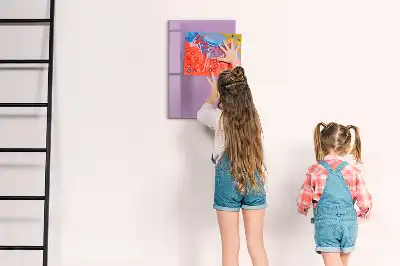 Magnetická popisovací tabule liliová barva