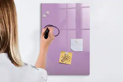 Magnetická popisovací tabule liliová barva