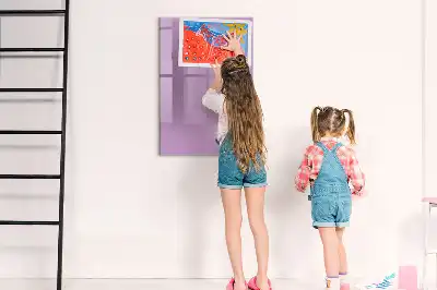 Magnetická popisovací tabule liliová barva