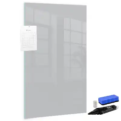 Magnetická tabule na kreslení ve světle šedé barvě