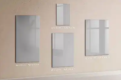 Magnetická tabule na kreslení ve světle šedé barvě