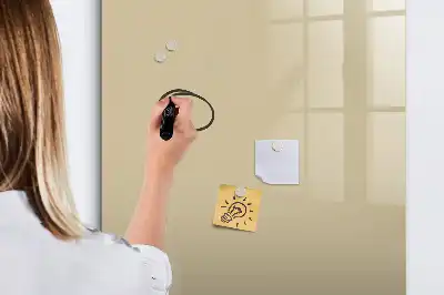 Magnetická popisovací tabule v béžové barvě