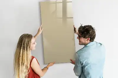 Magnetická popisovací tabule v béžové barvě