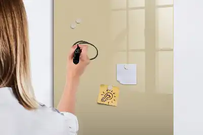 Magnetická popisovací tabule v béžové barvě