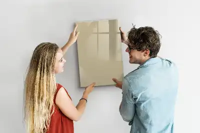 Magnetická popisovací tabule v béžové barvě