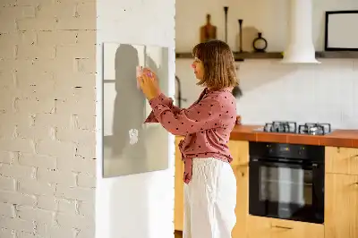 Magnetická popisovací tabule v béžové barvě