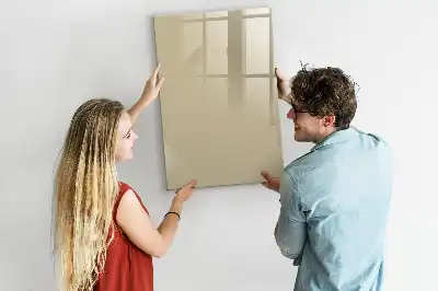 Magnetická popisovací tabule v béžové barvě