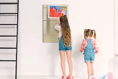 Magnetická popisovací tabule v béžové barvě