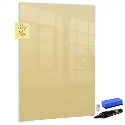 Magnetická tabule na kreslení krémová