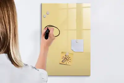 Magnetická tabule na kreslení krémová