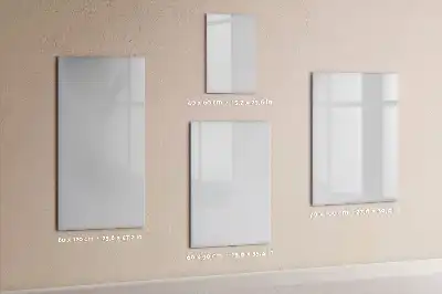 Magnetická popisovací tabule ve světle bílé barvě