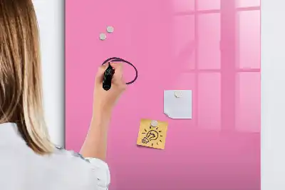 Magnetická popisovací tabule v růžové barvě