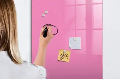 Magnetická popisovací tabule v růžové barvě