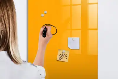 Magnetická popisovací tabule zlatožlutá