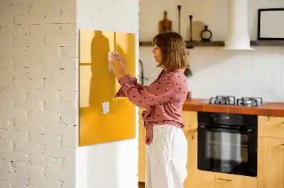 Magnetická popisovací tabule zlatožlutá