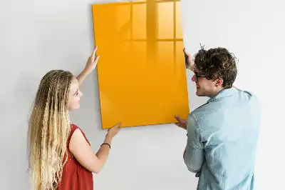 Magnetická popisovací tabule zlatožlutá