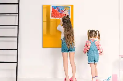 Magnetická popisovací tabule zlatožlutá