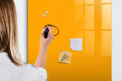 Magnetická popisovací tabule zlatožlutá