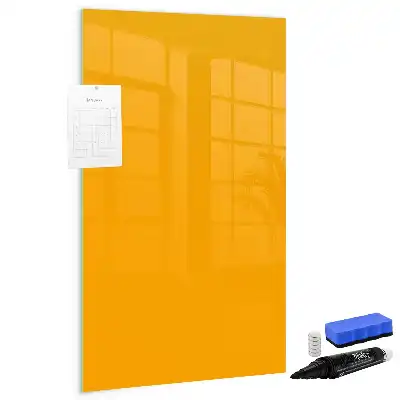 Magnetická popisovací tabule zlatožlutá