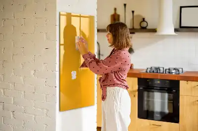 Magnetická popisovací tabule zlatožlutá