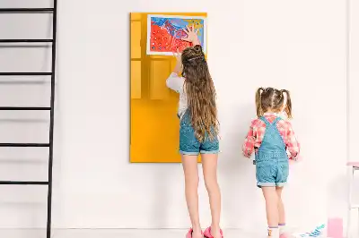 Magnetická popisovací tabule zlatožlutá