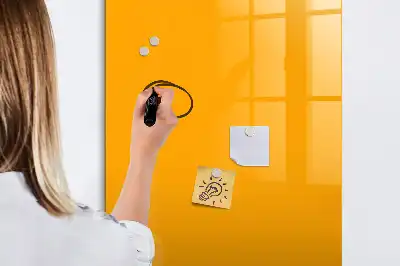 Magnetická popisovací tabule zlatožlutá