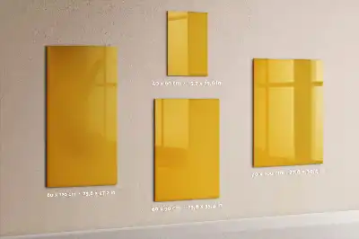 Magnetická popisovací tabule zlatožlutá