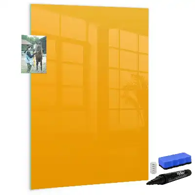 Magnetická popisovací tabule zlatožlutá