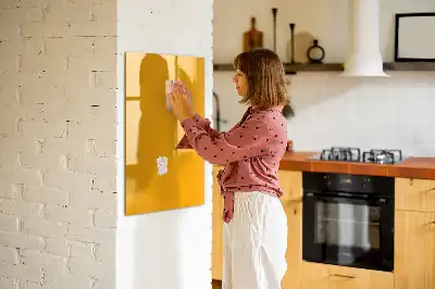 Magnetická popisovací tabule zlatožlutá