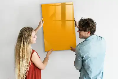 Magnetická popisovací tabule zlatožlutá
