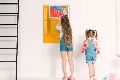 Magnetická popisovací tabule zlatožlutá