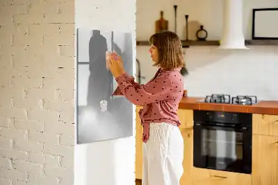 Magnetická popisovací tabule kovové odlesky